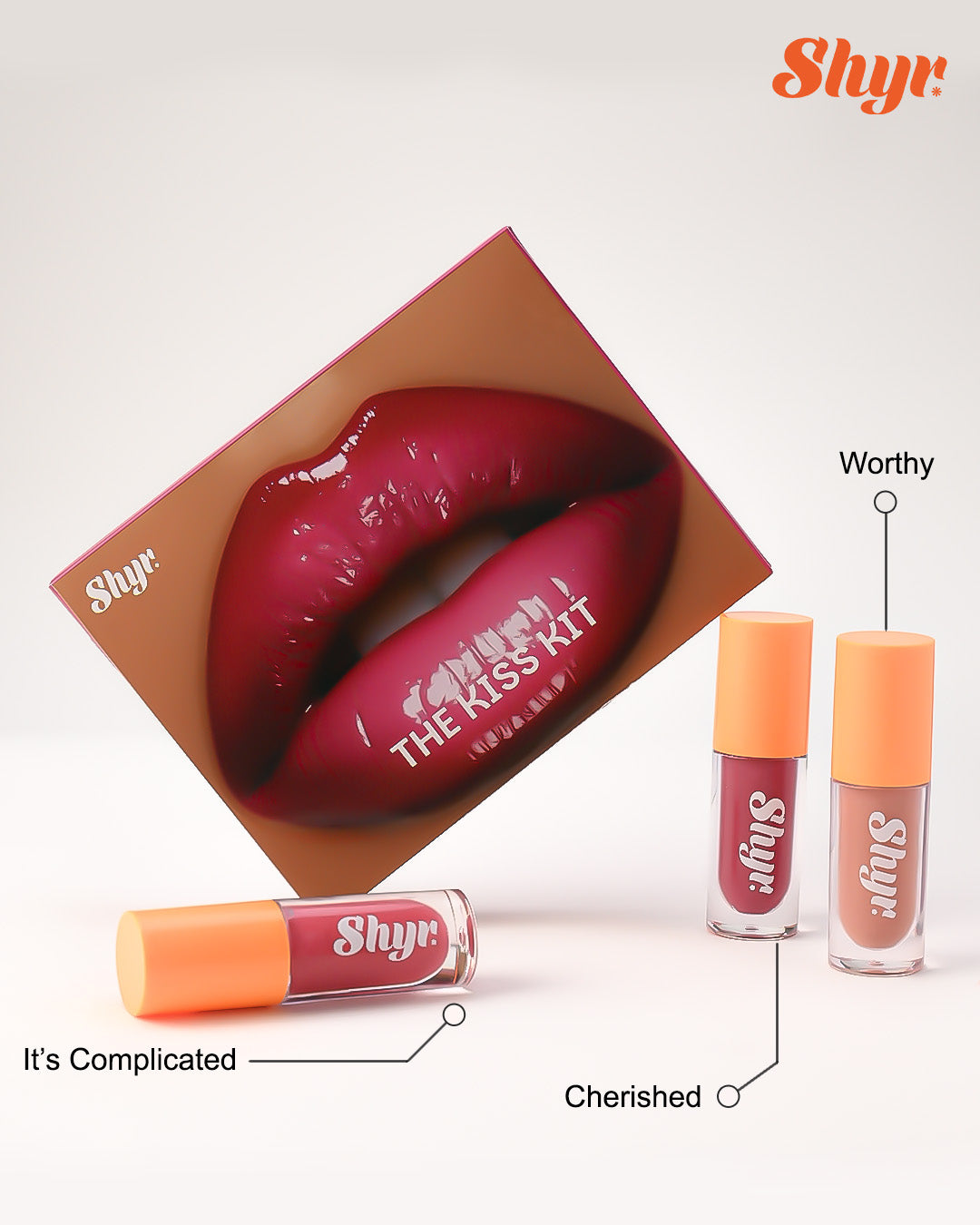 Pink Ombre Lip Kit – The Kiss Kit (Lipstick + Lip Gloss Set)