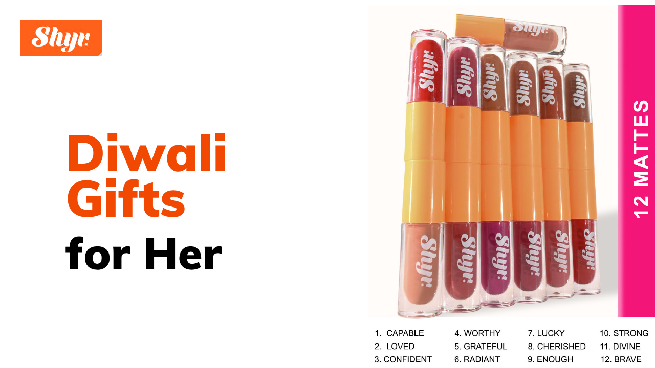 Diwali Gifts for Her - Shyr Beauty blog banner