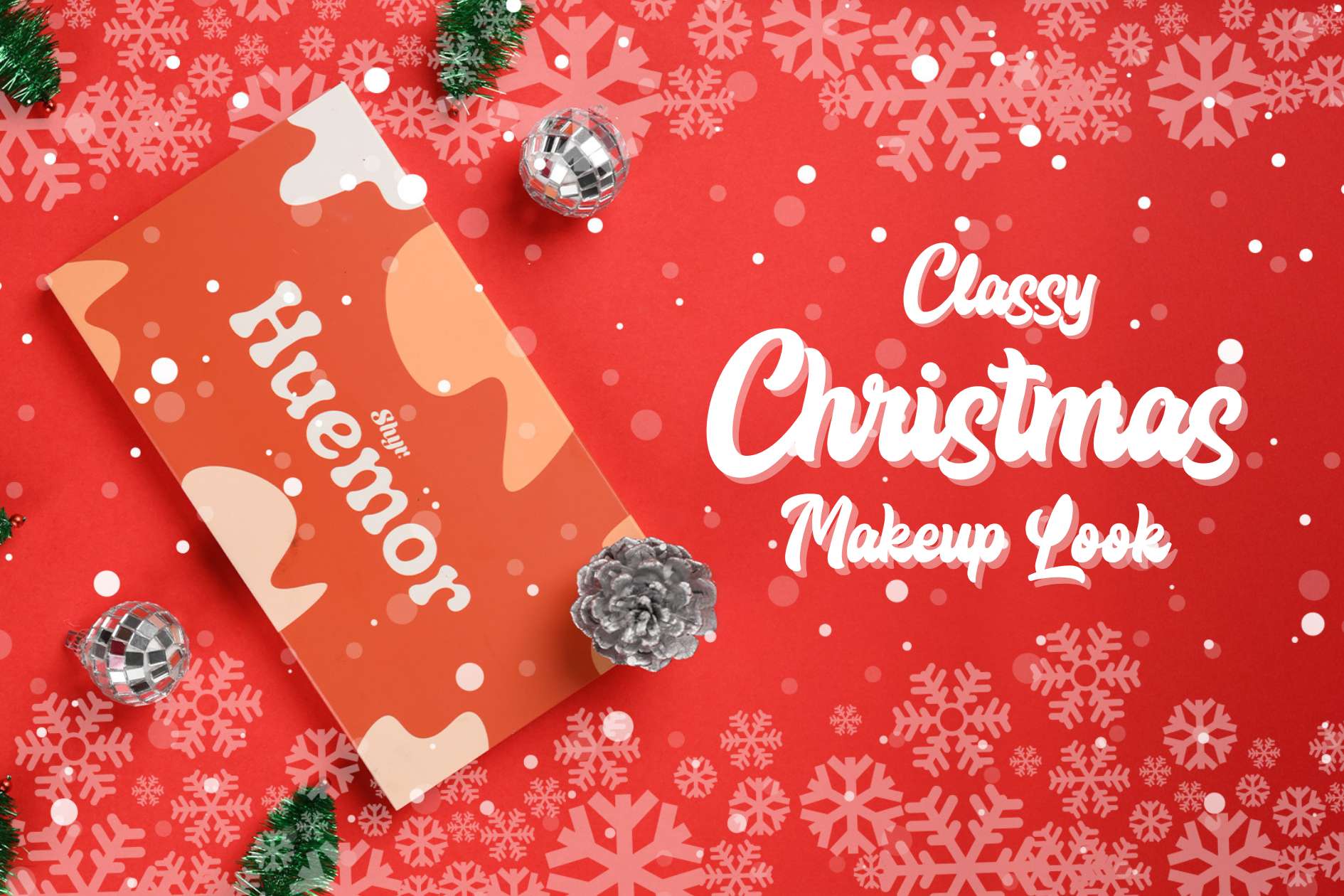 Classy Christmas makeup look this Santa season