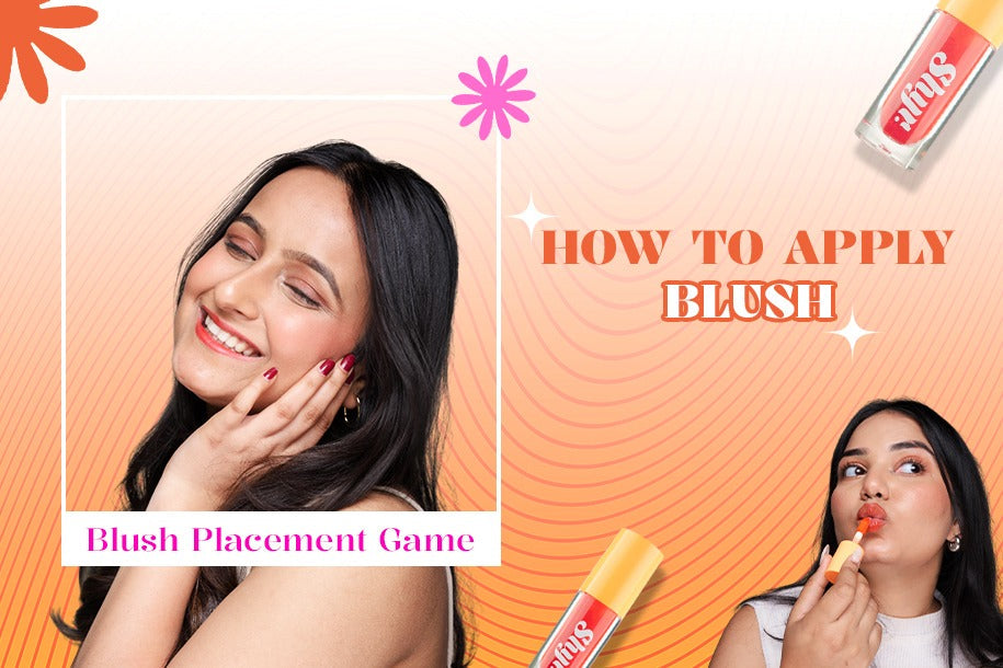 How to apply Blush