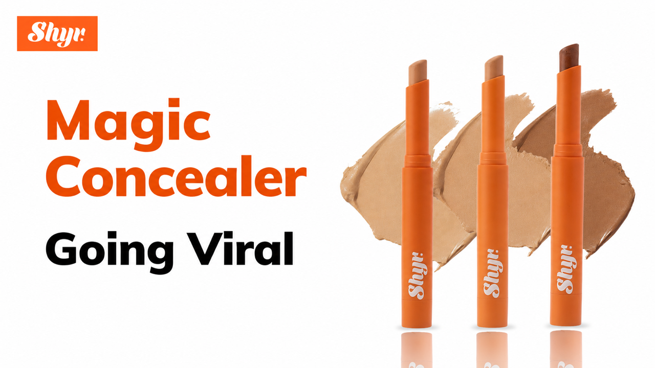 Shyr Face It concealer sticks and creamy swatches for the viral Magic Concealer guide