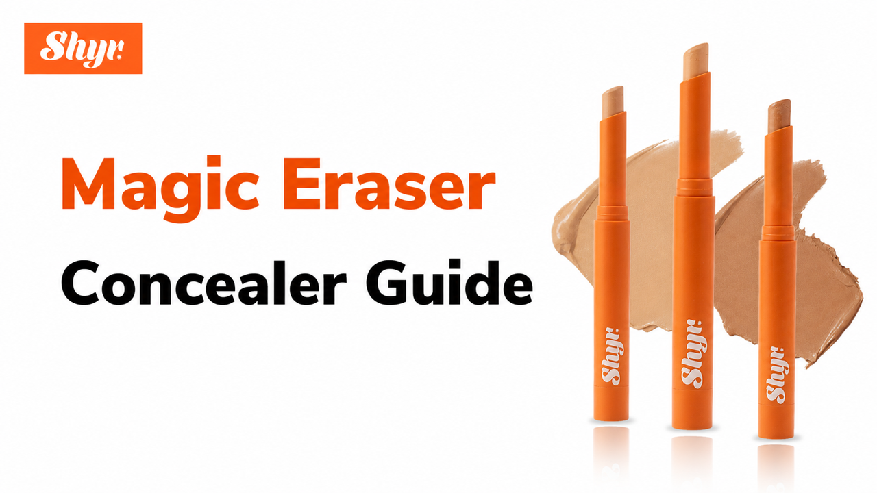Shyr Face It concealer sticks for the Magic Eraser concealer guide
