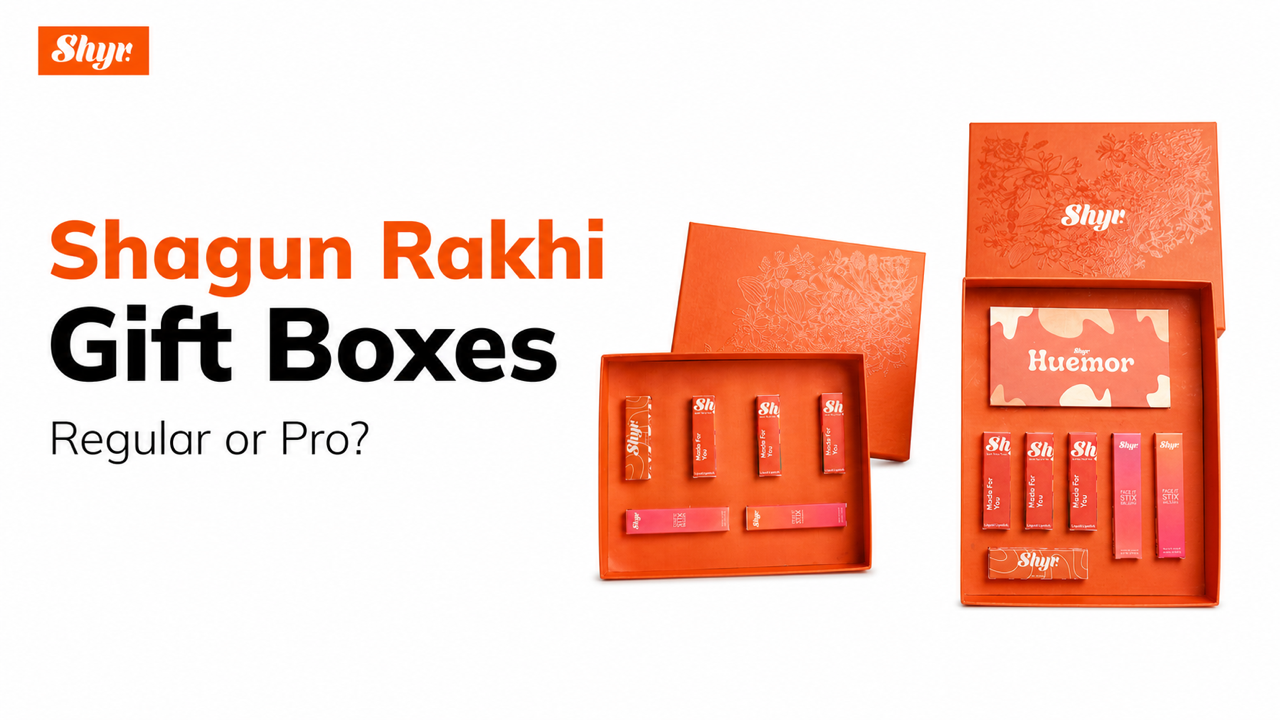 Shagun Rakhi Box Regular and Shagun Pro comparison for Raksha Bandhan
