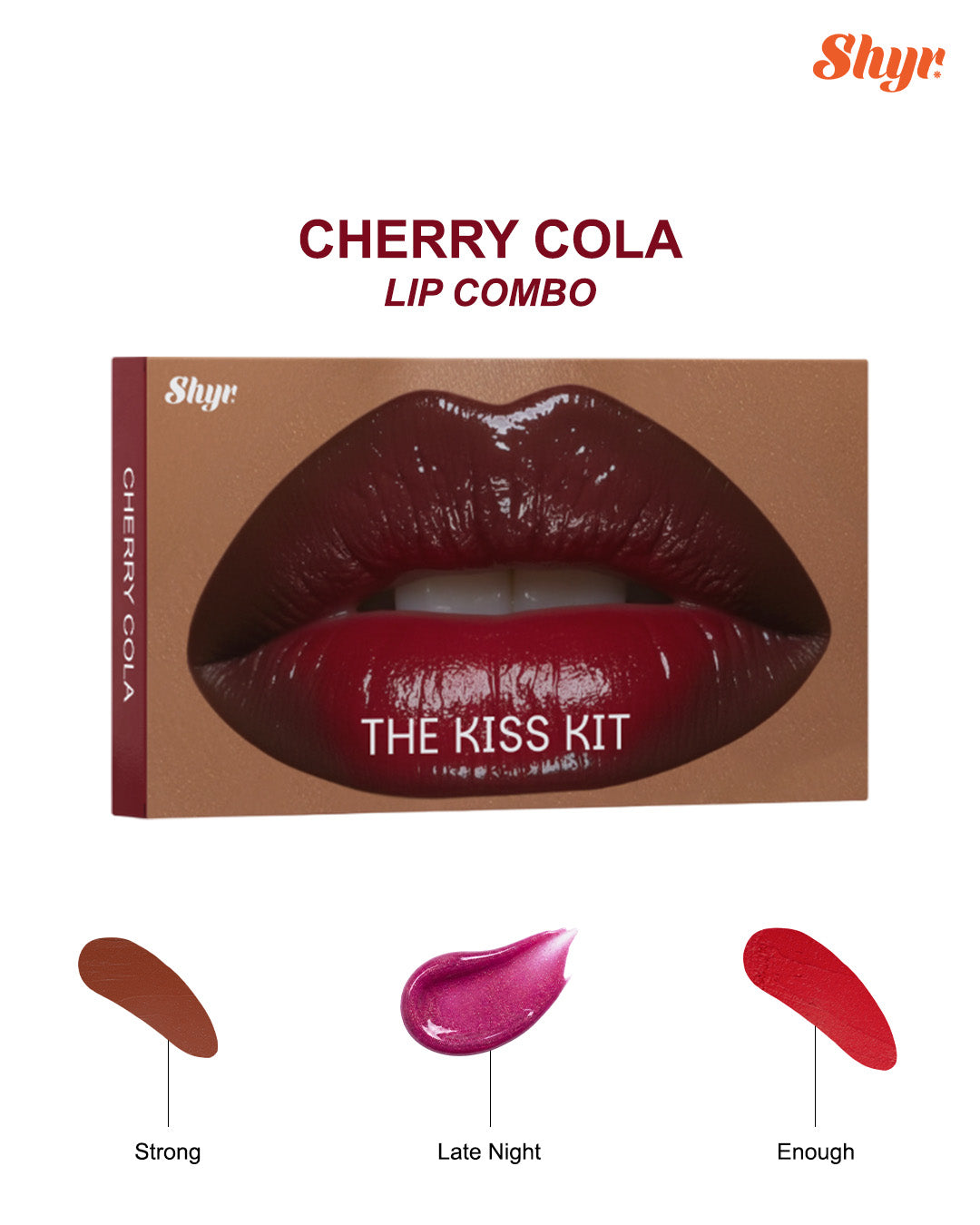 Cherry Cola Lip Kit – The Kiss Kit (Lipstick + Lip Gloss Set)
