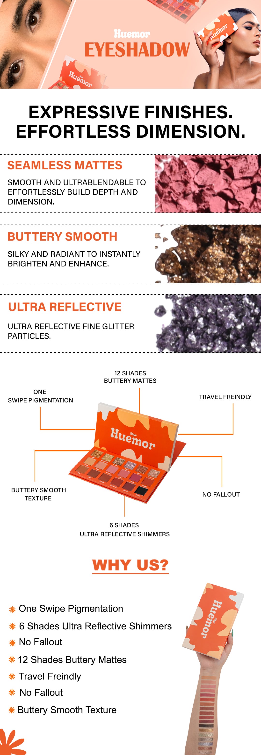 Huemor Eyeshadow Palette Mobile Image