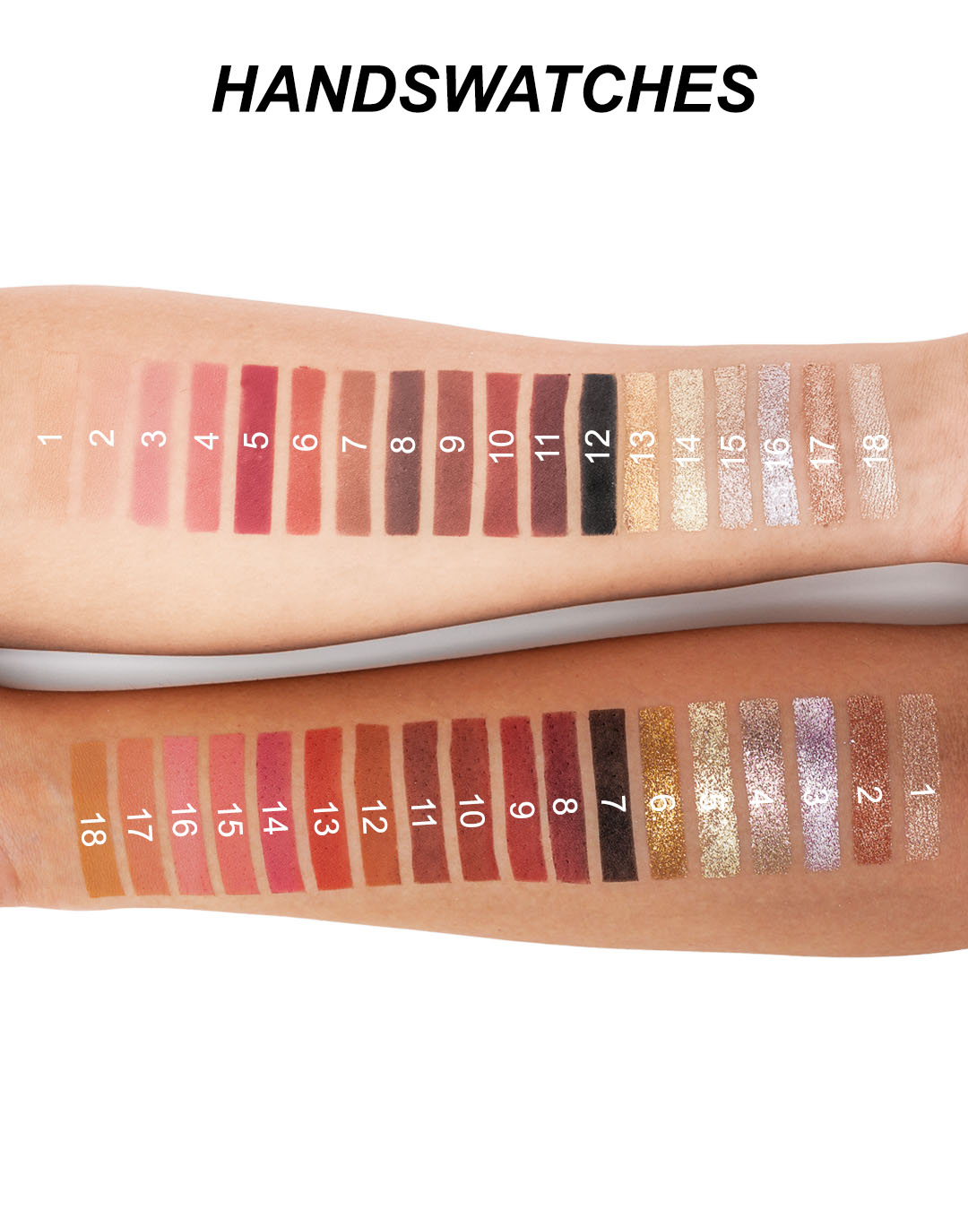 Eyeshadow Palette Handswatches