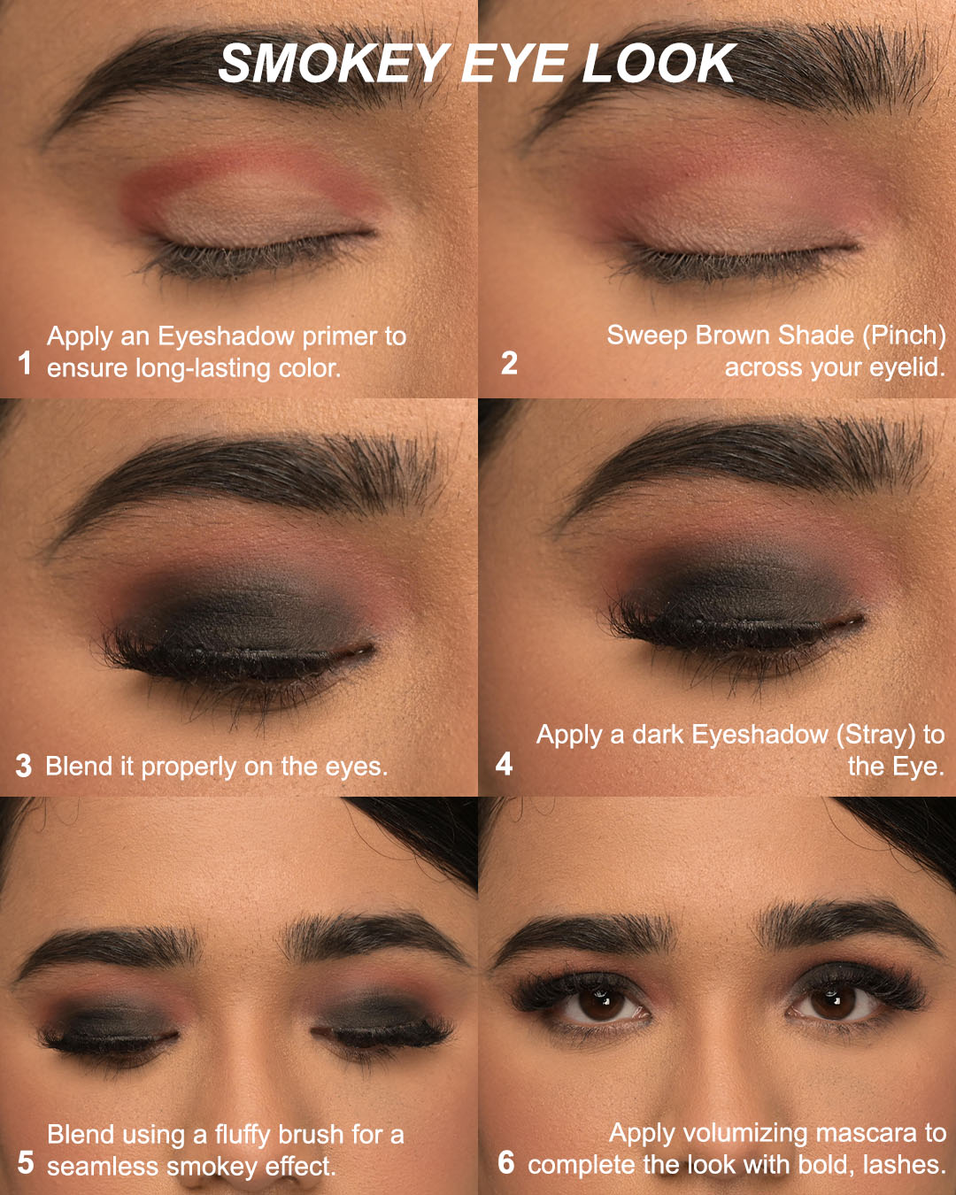 Eyeshadow Palette Smokey Eye Look