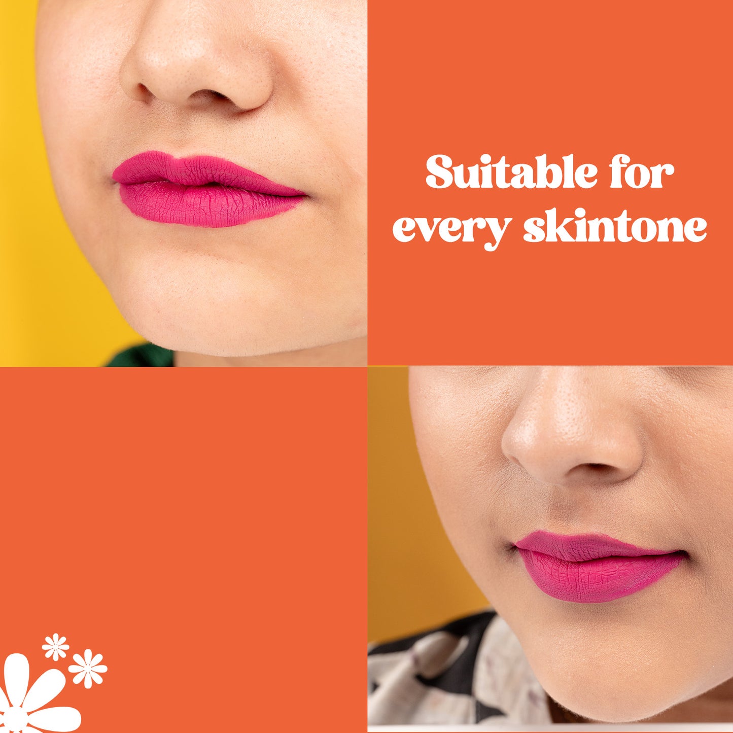 Lucky Lipstick different Skintone