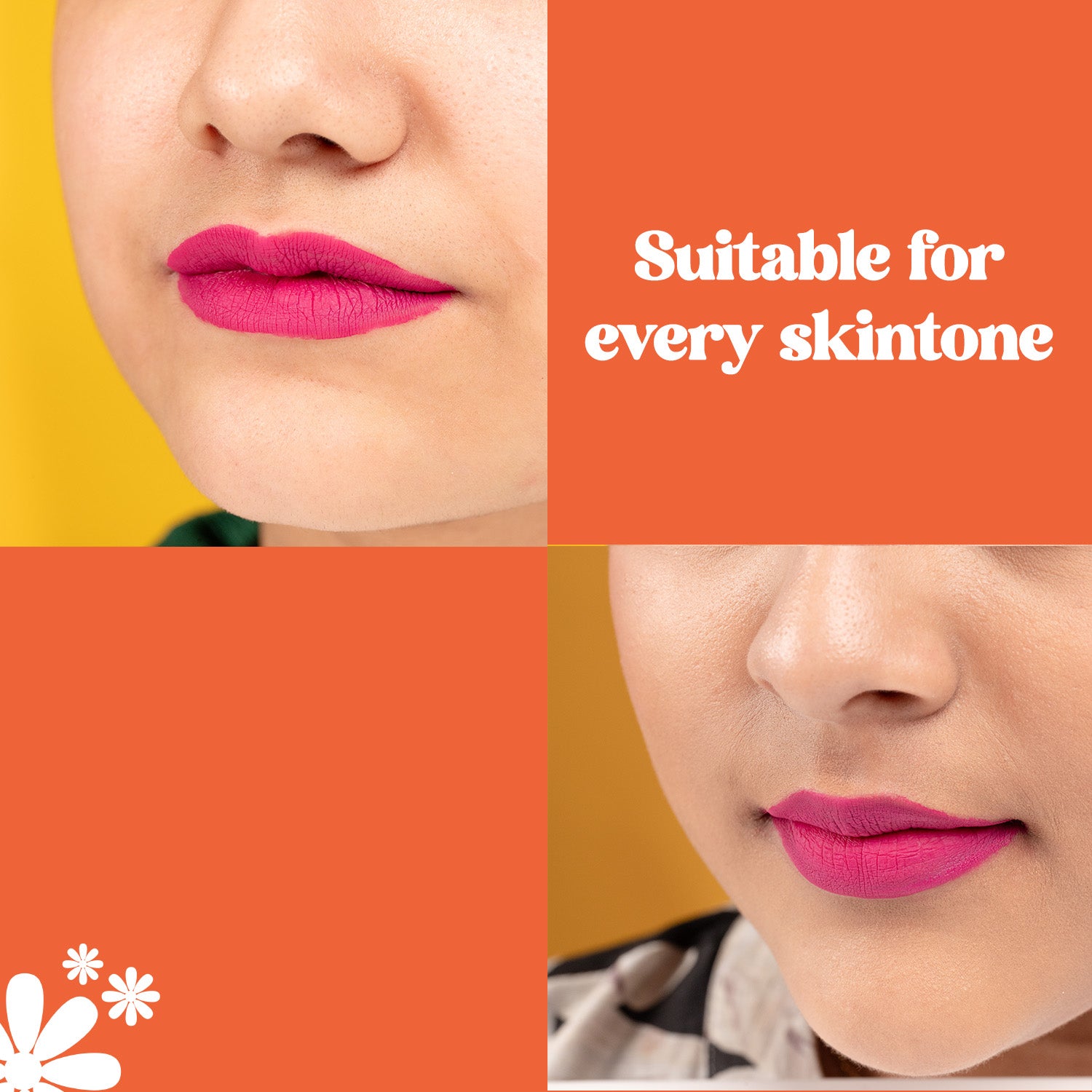 Lucky Lipstick different Skintone