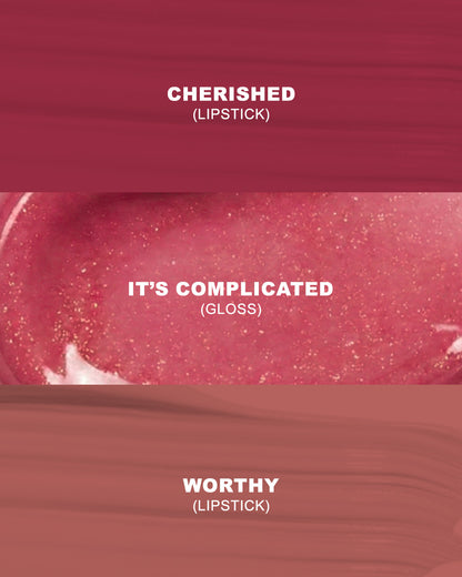 Pink Ombre Lip Kit – The Kiss Kit (Lipstick + Lip Gloss Set)