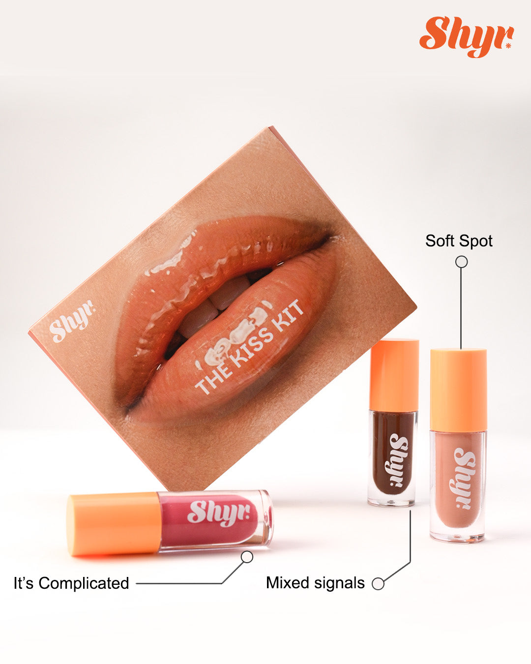 Soft Serve Gloss Kit – The Kiss Kit (High-Shine Lip Gloss Set)