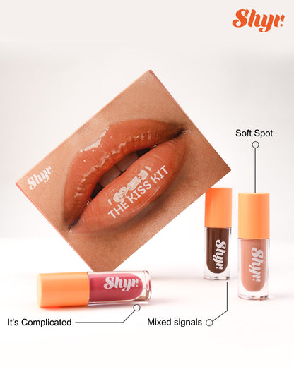 Soft Serve Gloss Kit – The Soft Kit (High-Shine Lip Gloss Set)