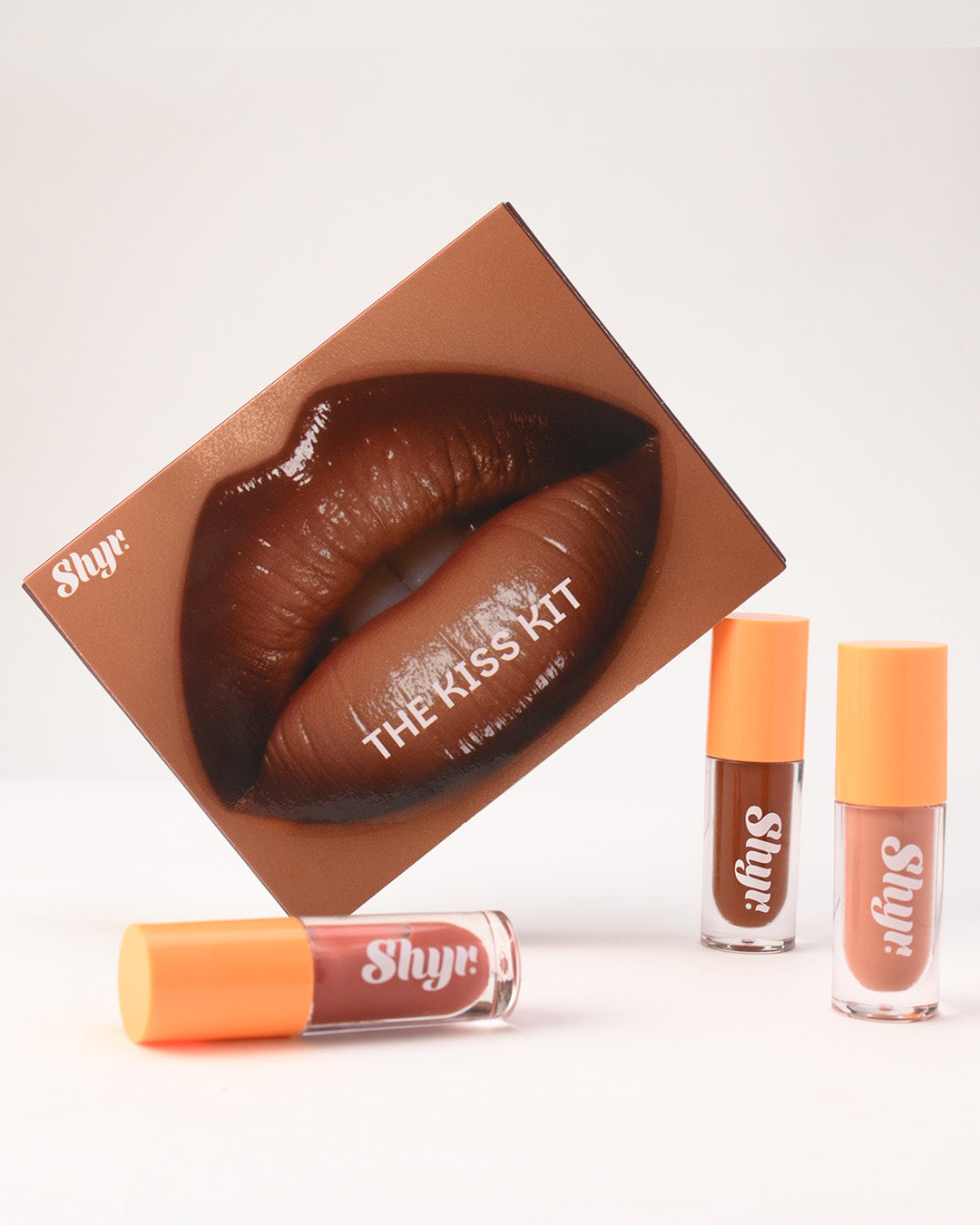 Brown Ombré Lip Kit – The Kiss Kit (Lipstick + Lip Gloss Set)
